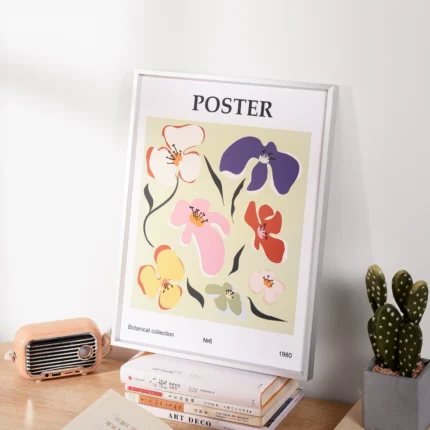 Aluminum Silver A4 Photo Frame 1Pcs